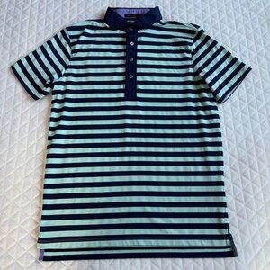 Greyson Men’s Golf Shirt Polo Shirt Size S Collared Multicolor Striped Jersey